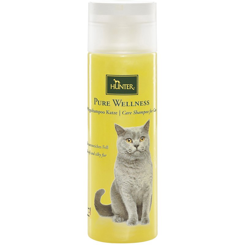 Hunter Pflege-Katzenshampoo Pure Wellness - 200 ml (31,50 € pro 1 l) von Hunter