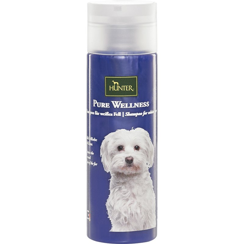 Hunter Pure Wellness Hundeshampoo f�r wei�es Fell - 200 ml (27,00 € pro 1 l) von Hunter