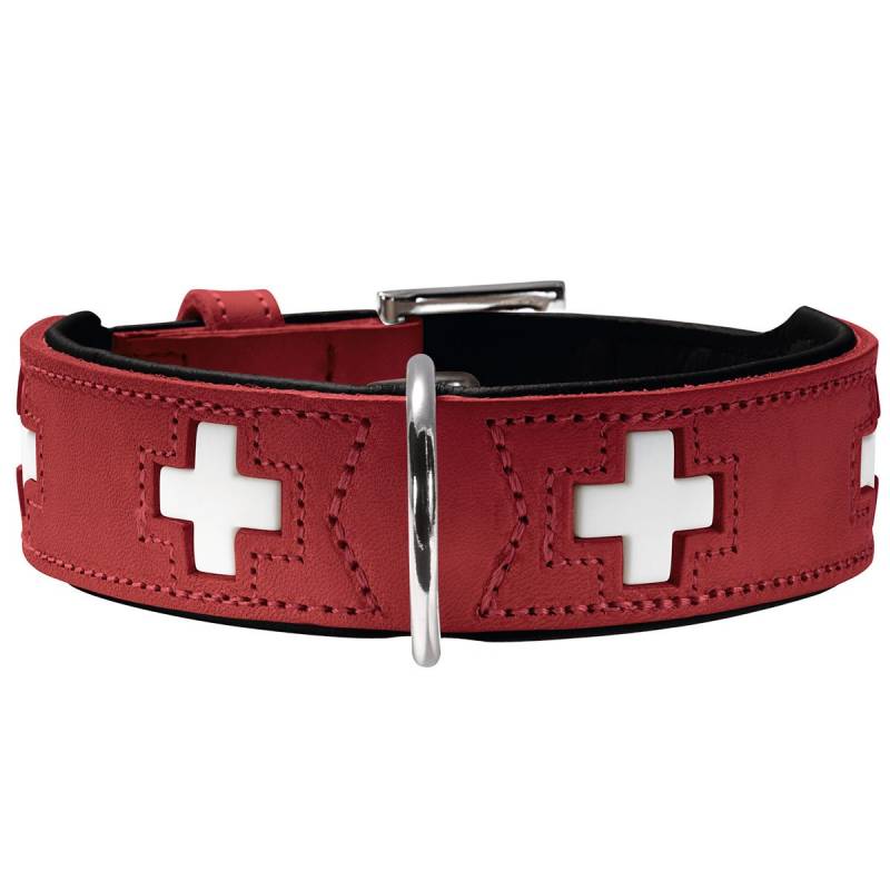 Hunter Swiss Halsband rot/schwarz 42/S-M von Hunter