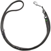 Hunter Verstellbare Führleine Divo braun/ grau 2 cm, 2 m von Hunter