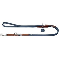 Hunter Verstellbare Führleine Karlby orange/ braun 2 m, 1,5 cm von Hunter