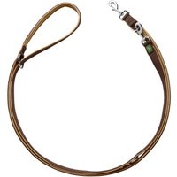 Hunter Verstellbare Führleine Neopren braun/ caramell 1,5 cm, 3 m von Hunter