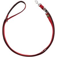 Hunter Verstellbare Führleine Neopren rot/ schwarz 1 cm, 2 m von Hunter