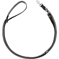 Hunter Verstellbare Führleine Neopren schwarz/ grau 1 cm, 2 m von Hunter