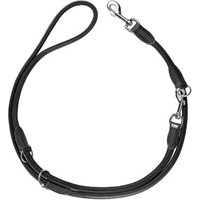 Hunter Verstellbare Führleine Round & Soft Canadian Up schwarz 6 mm von Hunter