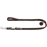 Hunter Verstellbare Führleine dunkelbraun M-L von Hunter
