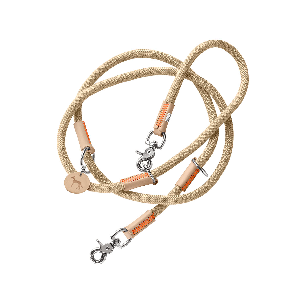 Hunter verstellbare Leine Malia 10/200 beige/natur Hunter verstellbare Leine Malia 10/200 beige/natur von Hunter