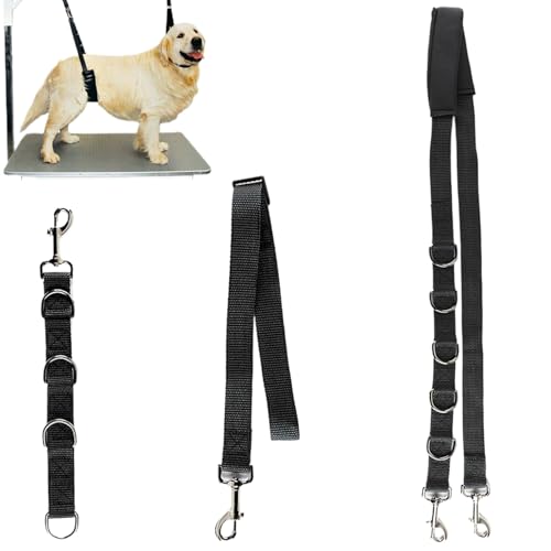3pcs Hundepflegearm, Hundepfleger Loop Retractable Pectable Groomers Helfer mit D-Ringen, Schnellfreisetzungs-Leine, Armleiter für Hunde Haarschneiden Waschen 3pcs Hundepflegearm, Hundepfleger Loop Retractable Pectable Groomers Helfer mit D-Ringen, Schnellfreisetzungs-Leine, Armleiter für Hunde Haarschneiden Waschen von Huraoerrrr