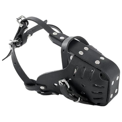 Huraoerrrr Dog Muzzle for Large Dogs Dog Muzzle, Adjustable Leather to Prevent Biting, Barking and Eating, Breathable Wear-Resistant for Large Dogs and Medium Huraoerrrr Dog Muzzle for Large Dogs Dog Muzzle, Adjustable Leather to Prevent Biting, Barking and Eating, Breathable Wear-Resistant for Large Dogs and Medium von Huraoerrrr