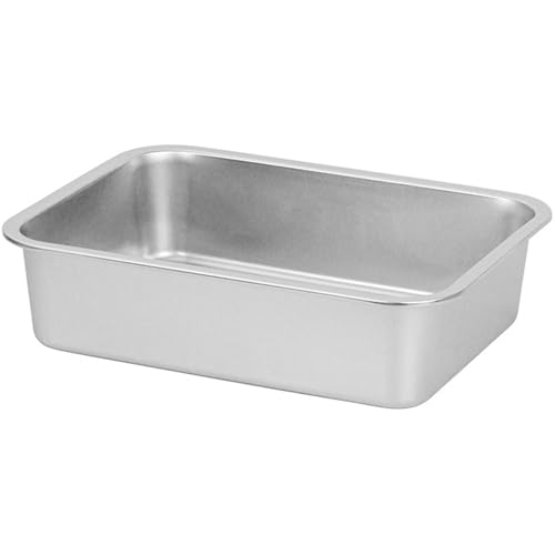 Edelstahlkatze Katzentoilette, 16x12 x 4 Zoll rostsicheres spritziger Spritzdicke für Kätzchen Kaninchen Edelstahlkatze Katzentoilette, 16x12 x 4 Zoll rostsicheres spritziger Spritzdicke für Kätzchen Kaninchen von Huraoerrrr