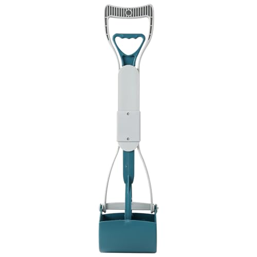 Hund Pooper Scooper langes Griff Pooper Schaufel Sägezahn breiter Öffnung Scooper für Hunde Faltbare ergonomische Abs Pp Hund Poop für Gartenhund Zeug von Huraoerrrr