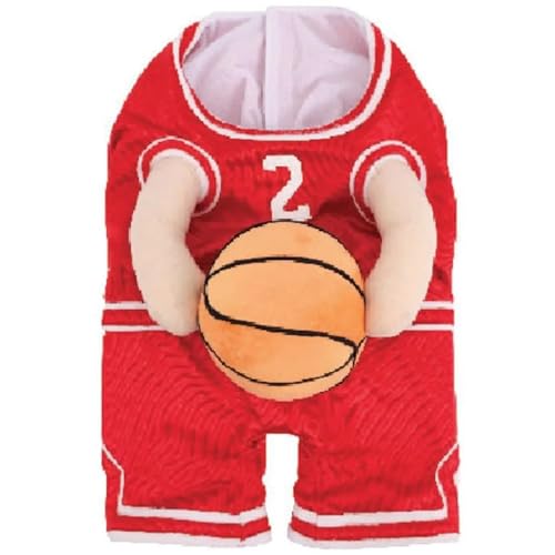 Hundekostüm, lustiges Hundebasketballkostüm mit Ball, weiche atmungsaktive Polyester Halloween -Hundekostüme, süße Hundemäle für Halloween -Cosplay -Party, L. Hundekostüm, lustiges Hundebasketballkostüm mit Ball, weiche atmungsaktive Polyester Halloween -Hundekostüme, süße Hundemäle für Halloween -Cosplay -Party, L. von Huraoerrrr