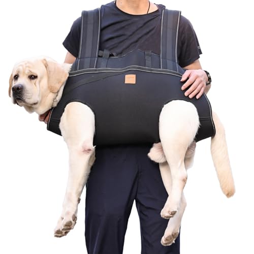 Hundeliftkabelbaum, 3XL Größe Hunde -Rucksackgurt für große Hunde Ganzkörper mit sicherem Griff und robuster Leichter Spaziergang für schwache hintere Beine, hilft älteren, verletzten, behinderten Hu von Huraoerrrr