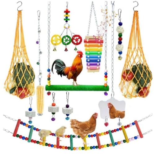 Huraoerrrr 1 Setzen Sie Buntes Hühnchen -Coop -Spielzeug mit Xylophonschwung Flexibler Leiter -Saitebühne Gemüse Obst Spießspiegel Schleifsteinpicking Huraoerrrr 1 Setzen Sie Buntes Hühnchen -Coop -Spielzeug mit Xylophonschwung Flexibler Leiter -Saitebühne Gemüse Obst Spießspiegel Schleifsteinpicking von Huraoerrrr