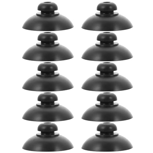 Huraoerrrr 10-pcs Aquariumheizungssaugerbecher, Zollschwarzfischtanksaugne, Nicht rutschfestes Gummi von Huraoerrrr