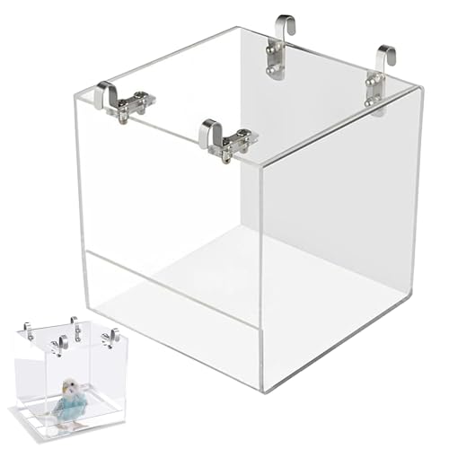 Huraoerrrr 5.1x4.3x5, 1 Zoll Hanges Vogelbad klares Plastikbad für Papagei Grudgie Kanarische Cockatiel Huraoerrrr 5.1x4.3x5, 1 Zoll Hanges Vogelbad klares Plastikbad für Papagei Grudgie Kanarische Cockatiel von Huraoerrrr