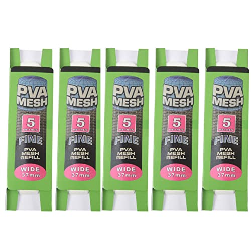 Huraoerrrr 5pcs PVA Mesh Karpfen Fischerei Ködertaschen Schnell wasserlösliches weißes Zweikampf -Kit nach Kartonfischen von Huraoerrrr