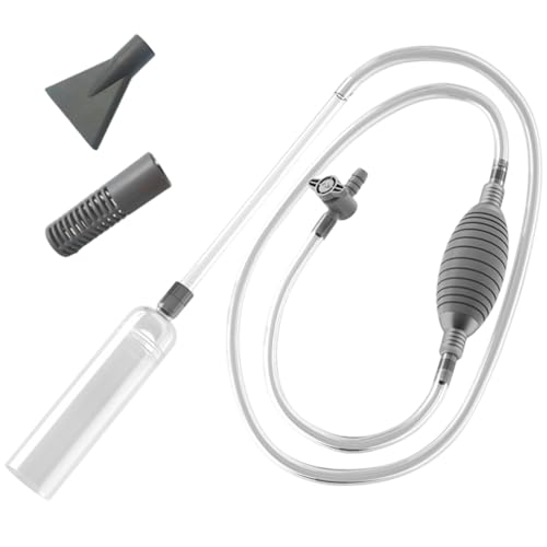 Huraoerrrr 9, 84 Fuß Fischtankreiniger, Kiesvakuum mit Filter und Düsen, einstellbares Wasservolumen Aquarium Siphon von Huraoerrrr