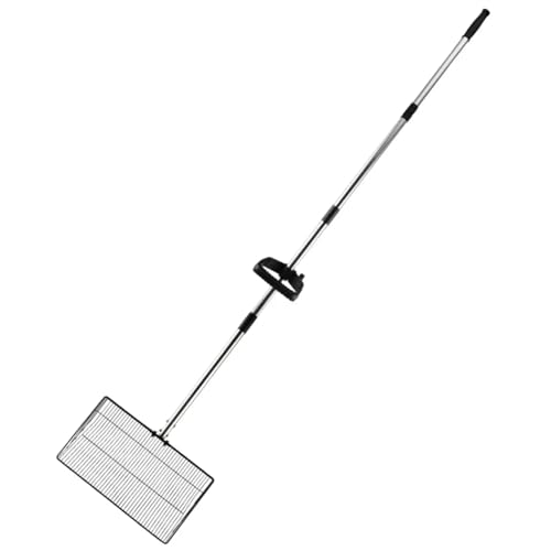 Huraoerrrr Chicken Poop Scooper für Sand, dehnbares Metall tragbarer Mehrzweck -Koop -Rechen mit langem Griff zum Reinigen von Haustierzubehör Huraoerrrr Chicken Poop Scooper für Sand, dehnbares Metall tragbarer Mehrzweck -Koop -Rechen mit langem Griff zum Reinigen von Haustierzubehör von Huraoerrrr