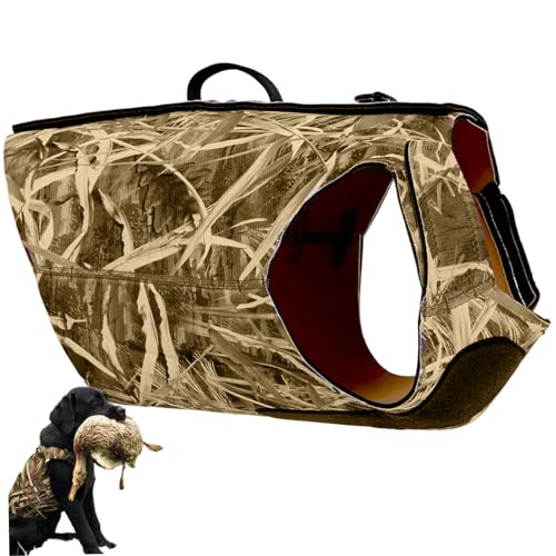 Hundejagdweste, isolierte Komfort -Hundeweste mit Tarnjagdzubehör für Outdoor von Huraoerrrr