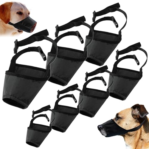 Huraoerrrr Hundemundschutz, Hunde Mündung 7pcs 7 Größe Mündung für Hunde Antibite Anti-Bite- Mundabdeckung mit verstellbarem Schnallenriemen atmungsaktivem wasserdicht Huraoerrrr Hundemundschutz, Hunde Mündung 7pcs 7 Größe Mündung für Hunde Antibite Anti-Bite- Mundabdeckung mit verstellbarem Schnallenriemen atmungsaktivem wasserdicht von Huraoerrrr