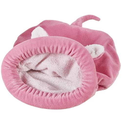 Huraoerrrr Katze Schlafsack Weiche Plüsch 22x26 Zoll Katzen Winterschlafsbag, 360 ° Wrap Hideaway Bett Höhle leicht zu lagern Welpenbett für Innenkatzen und Welpen Huraoerrrr Katze Schlafsack Weiche Plüsch 22x26 Zoll Katzen Winterschlafsbag, 360 ° Wrap Hideaway Bett Höhle leicht zu lagern Welpenbett für Innenkatzen und Welpen von Huraoerrrr