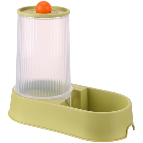 Katzenfutterspender, 2000 ml automatisch klarer Plastikfuttermittel für Katzen, Hunde, kleine Nagetiere von Huraoerrrr