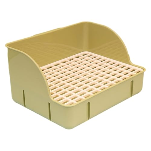Spritzsicheres Kaninchen -Katzentoilette große Bettpfanne Plastik -Maschen -Ecktoilette für Meerschweinchen Hamster Spritzsicheres Kaninchen -Katzentoilette große Bettpfanne Plastik -Maschen -Ecktoilette für Meerschweinchen Hamster von Huraoerrrr