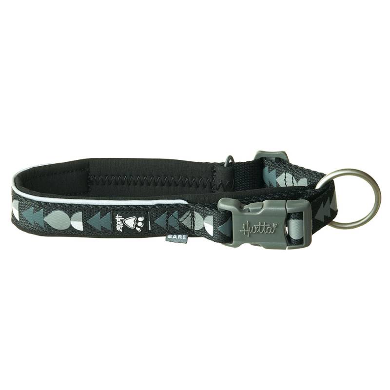 Hurtta Bare Halsband, coal - 25 - 35 cm Halsumfang von Hurtta Bare