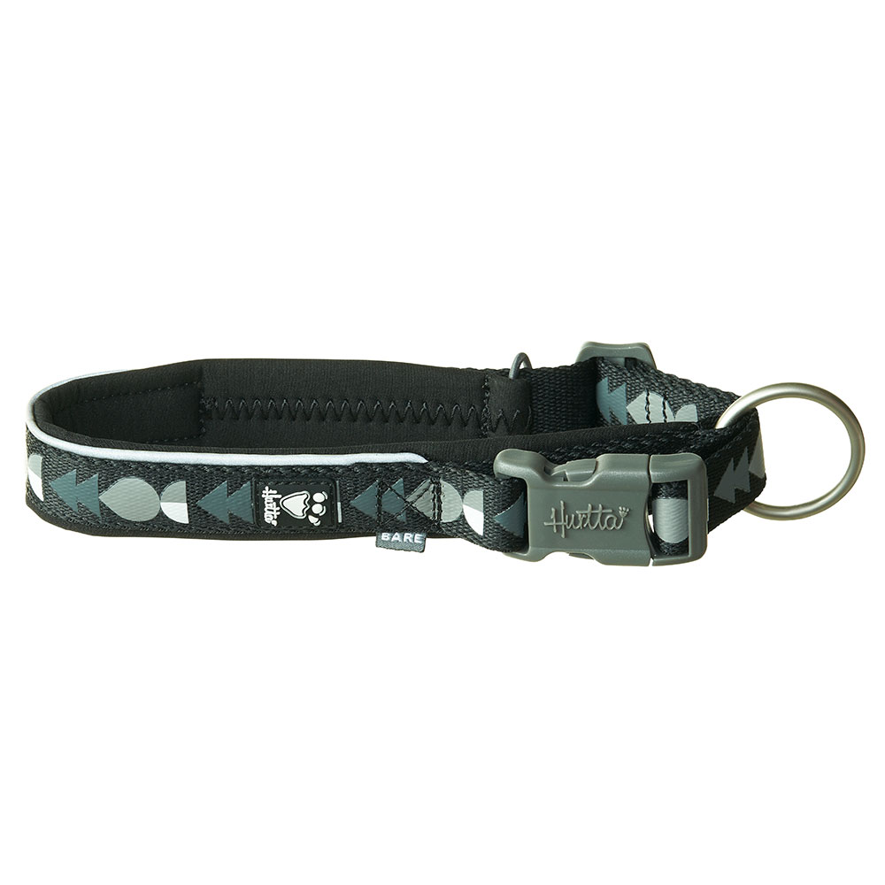 Hurtta Bare Halsband, coal - 35 - 45 cm Halsumfang von Hurtta Bare