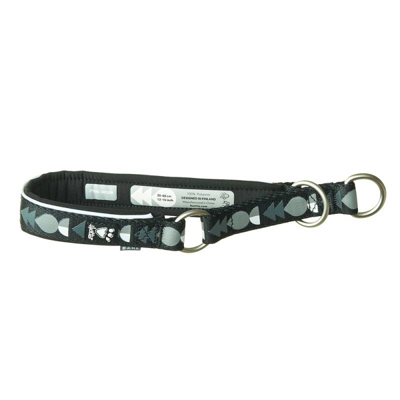 Hurtta Bare Zug-Stopp Halsband, coal - 40 - 50 cm Halsumfang, 35 mm breit von Hurtta Bare