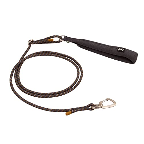 Hurtta Adjustable ECO Seilleine für Hunde, Verstellbar Hundeleine aus robustem recyceltem Polyester, Schwarz, 120-180cm*6mm Hurtta Adjustable ECO Seilleine für Hunde, Verstellbar Hundeleine aus robustem recyceltem Polyester, Schwarz, 120-180cm*6mm von Hurtta