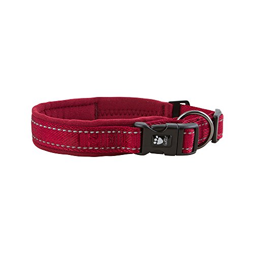 Hurtta Gepolstertes Hundehalsband, Lingon, 25,4–35,6 cm von Hurtta