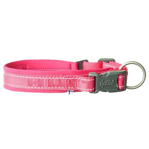 Hurtta Casual Hundehalsband ECO nachhaltigem Hundehalsband (25-35 cm, Ruby) von Hurtta