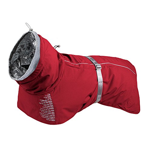 Hurtta Extreme Warmer Hundemantel, Winterjacke für Hunde Weinrot 55cm von Hurtta
