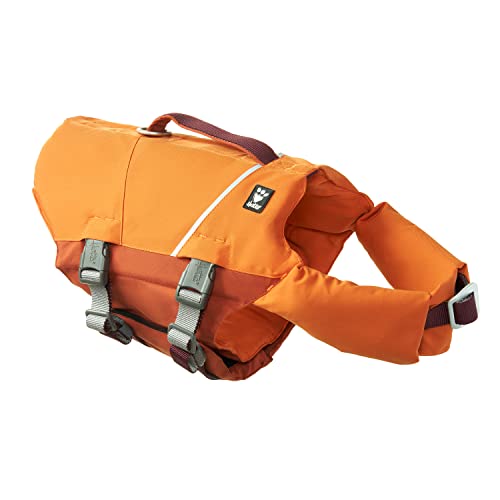 Hurtta Life Savior ECO Hundeschwimmweste maximale Sicherheit im und am Wasser beim Schwimmen, SUP, Kayak & Bootsausflügen (Buckthorn, 10-15 kg) von Hurtta