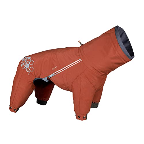 Hurtta Mudventure Overall ECO, Hunderegenmantel, Wasserdicht, Cinnamon-Orange, 45M von Hurtta