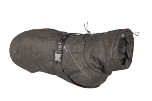 Hurtta Summit Winterparka für Hunde - Wasserfest, Atmungsaktiv, Reflektierend - Unisex, Medium (49 cm Brustumfang), Raven von Hurtta