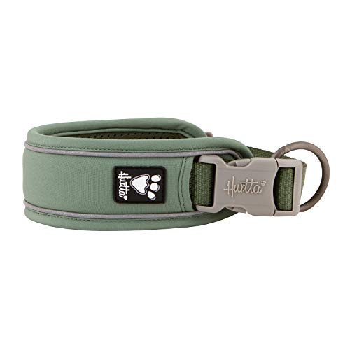 Hurtta Weekend Warrior ECO Hundehalsband, Hecke, 55,9–66 cm von Hurtta