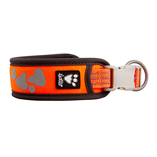 Hurtta Weekend Warrior Halsband für Hunde, Hundehalsband Neon Orange 45-55 cm Hurtta Weekend Warrior Halsband für Hunde, Hundehalsband Neon Orange 45-55 cm von Hurtta