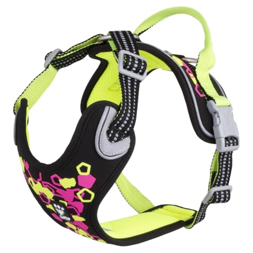 Hurtta Weekend Warrior Neon Hundegeschirr II (Licorice, Lakritz, 40-50 cm) von Hurtta