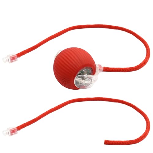 Elektrisches Katzenspielzeug Ball, Interaktives Katzenspielzeug für Selbstbeschäftigung, Ferngesteuertes Katzenspielzeug für Katzen und Kätzchen, USB Wiederaufladbar Katzenball Elektrisches Katzenspielzeug Ball, Interaktives Katzenspielzeug für Selbstbeschäftigung, Ferngesteuertes Katzenspielzeug für Katzen und Kätzchen, USB Wiederaufladbar Katzenball von Husalsea