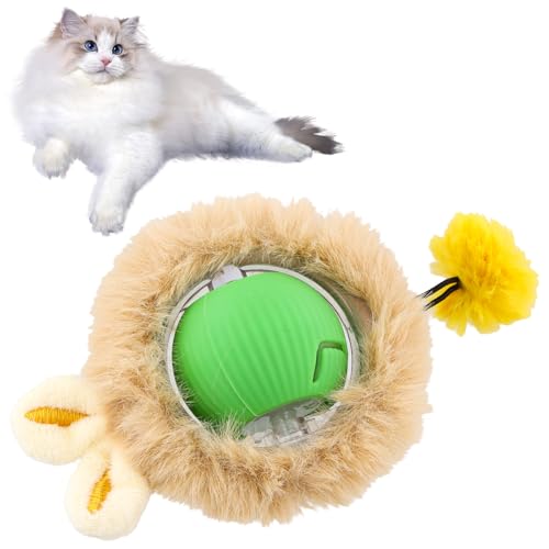 Husalsea Interaktives Spielzeug für Katzen, interaktiver Ball für Katzen im Inneren, Automatisch Bewegender Katzenspielzeugball, Wiederaufladbarer Smart Cat Toys Ball 3 Modi, Interaktiver Ball für Husalsea Interaktives Spielzeug für Katzen, interaktiver Ball für Katzen im Inneren, Automatisch Bewegender Katzenspielzeugball, Wiederaufladbarer Smart Cat Toys Ball 3 Modi, Interaktiver Ball für von Husalsea