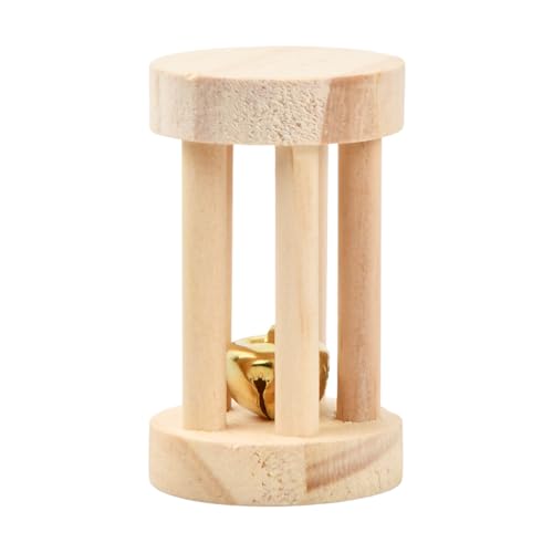Husalsea Kaninchen Spielzeug, Meerschweinchen NatüRliches Kiefernholz, Hamster Interaktives Kauspielzeug, Ideal FüR Kleintiere von Husalsea