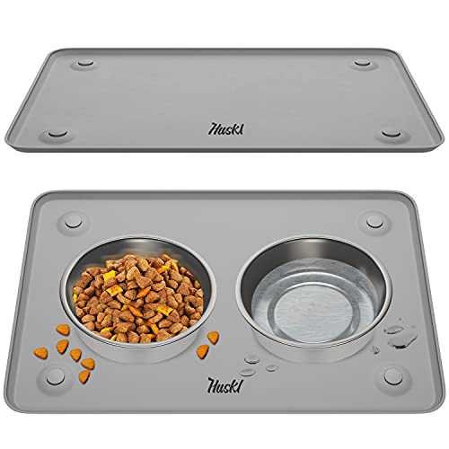 Napfunterlage Futterunterlage Futternapf Fressnapf Unterlage Silikonmatte 40x60 cm Antirutschmatte für Hundenapf Hund Katze Größe L rutschfeste Silikonunterlage Napfunterlage Futterunterlage Futternapf Fressnapf Unterlage Silikonmatte 40x60 cm Antirutschmatte für Hundenapf Hund Katze Größe L rutschfeste Silikonunterlage von Huskl