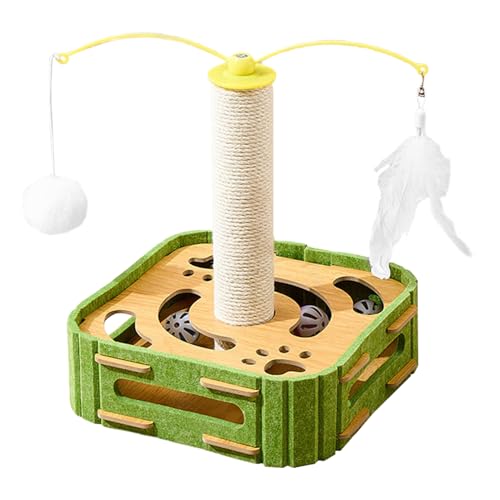 Husoiuy Katzenkratzpost, Katzenpostkratzer | SISAL CAT CROCKING Post - Unterhaltungsvorräte, Kitten Interactive Toys, Training Activity Center für Erwachsene Katzen, Welpen von Husoiuy
