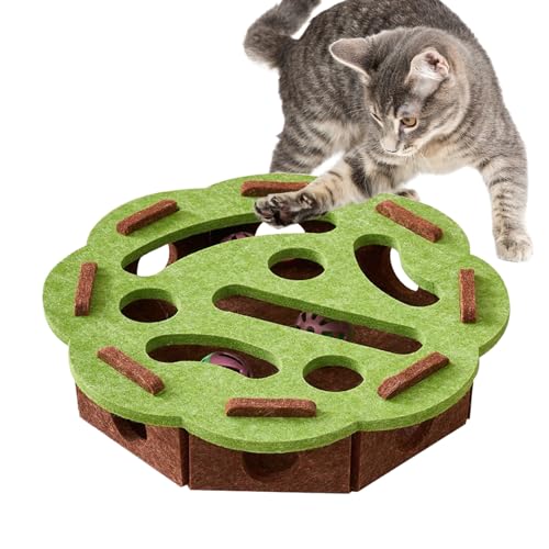 Husoiuy Katzenleckerli-Puzzle - Interaktiver Futterautomat Für Haustiere | Trainingsspielzeug Für Unterwegs Und Draußen Husoiuy Katzenleckerli-Puzzle - Interaktiver Futterautomat Für Haustiere | Trainingsspielzeug Für Unterwegs Und Draußen von Husoiuy