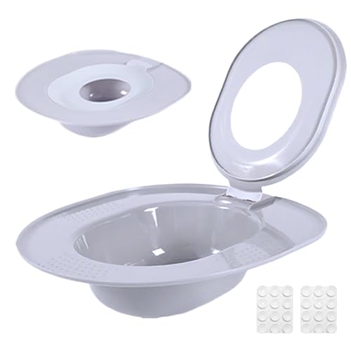 Husoiuy Katzentoiletten Trainingsset | Katzenstreu Toilettentraining Set - Wiederverwendbarer Toilettenaufsatz Sicher Entfernbar Für Haushalt Und Reisen von Husoiuy