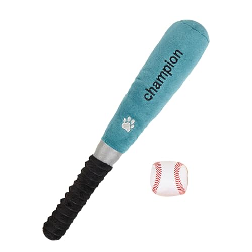 Husoiuy Quietschendes Hundespielzeug, Baseballschläger-Hundespielzeug | Eingebautes Quietsch-Hunde-Anreicherungsspielzeug für große Hunde - Leckerli-Spielzeug, Hundetraining, interaktives Husoiuy Quietschendes Hundespielzeug, Baseballschläger-Hundespielzeug | Eingebautes Quietsch-Hunde-Anreicherungsspielzeug für große Hunde - Leckerli-Spielzeug, Hundetraining, interaktives von Husoiuy
