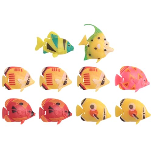 Huudngeje 10X Schwimmende Kuenstlich Fisch Ornament Dekoration Fuer Aquarium Fish Tank Huudngeje 10X Schwimmende Kuenstlich Fisch Ornament Dekoration Fuer Aquarium Fish Tank von Huudngeje